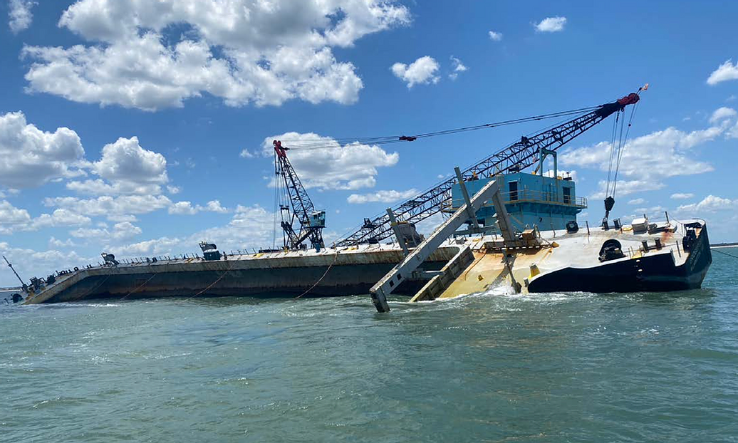 Bridgeport Barge - Credit: City of Atlantic Beach